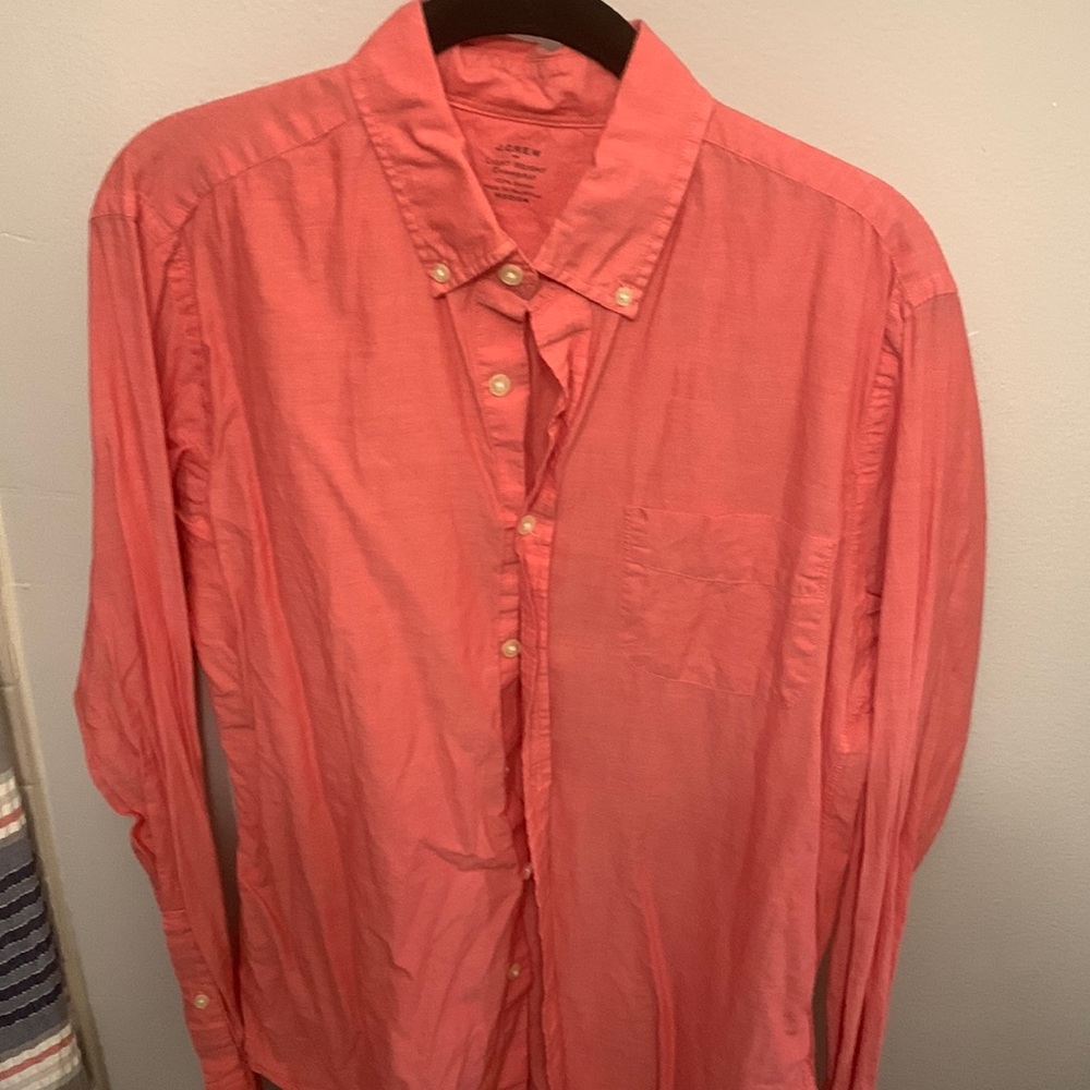J Crew Mens Button Down - Chambray